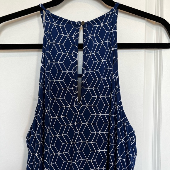 GOLDRAY Blue and White Patterned Jumpsuit - Picture 5 of 6